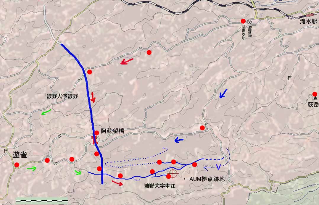 地図上の赤丸印ををクリックすると当該場所の写真が表示されます